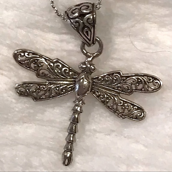 Jewelry - Bali Dragonfly 9.25 Sterling Silver 22” Bismarck C
